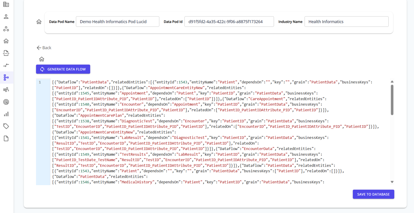 Generate Data Flow